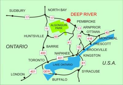 EASTERN ONTARIO MAP