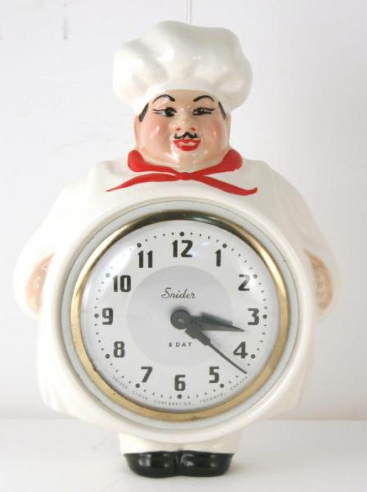 Snider chef wall clock