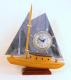 Snider sailboat mantel clock