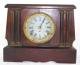 Pequegnat "Peterboro" model mantel clock  - roman numeral dial with gold trim