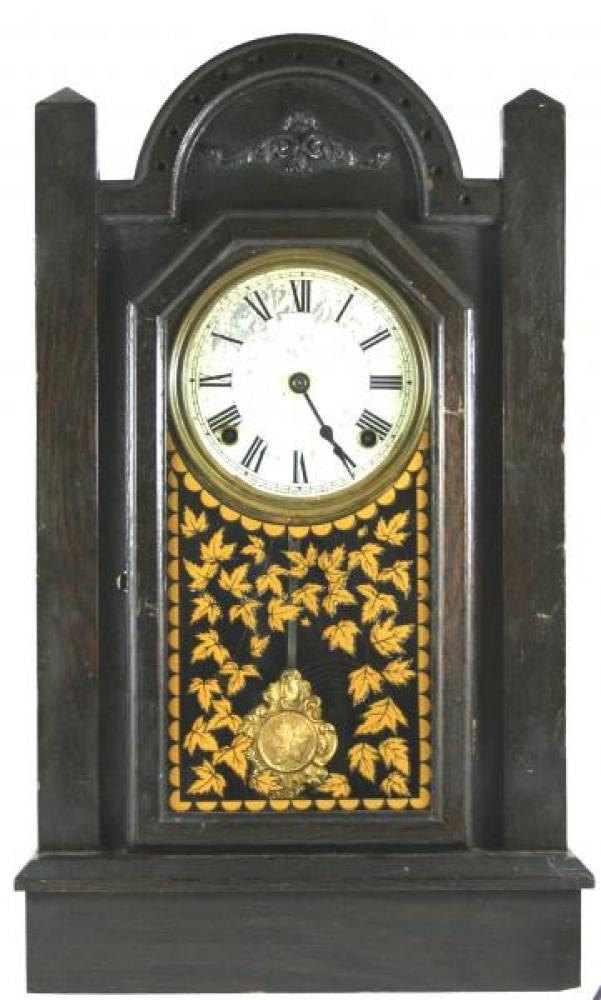 Pequegnat "Maple Leaf Kitchen" model mantel clock
