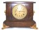 Pequegnat "Simcoe" model mantel clock - gold detail
