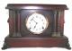 Pequegnat "Stratford" model mantel clock - dark wood