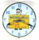 Advertising clock made by the Canadian Neon-Ray Clock Co. in Montreal, QC, advertising Marshall Wells Paints