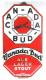 Advertising clock advertising Canada Bud beer