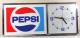 Advertising clock made by CDA Industries Ltd., Scarborough ON, advertising Pepsi Cola