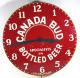 Advertising clock advertising Canada Bud beer