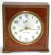 Seth Thomas 1930s square, wood, spring-driven alarm clock