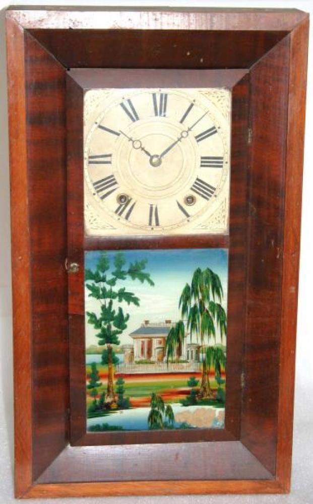 R.B. Field & Co. Brockville, U.C. 1830s Ogee-style mantel clock