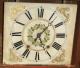 Porter Kimball, Stanstead L.C. 1830s mantel clock hand-painted WOOD DIAL