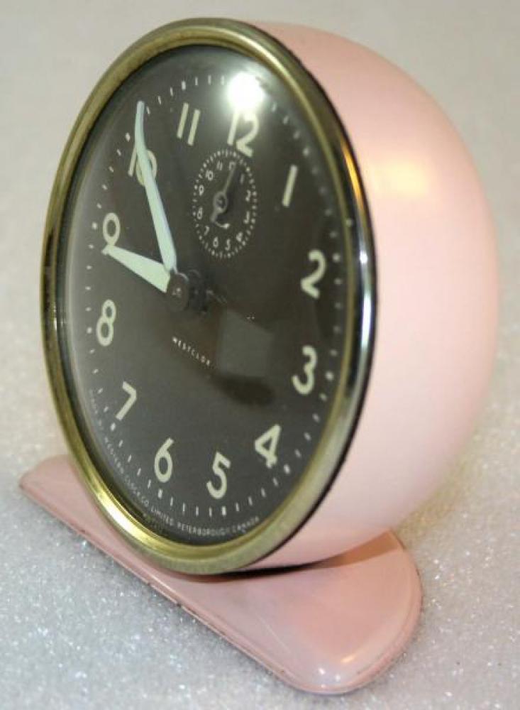Westclox 1950s Fawn  Alarm Clock (Side View)