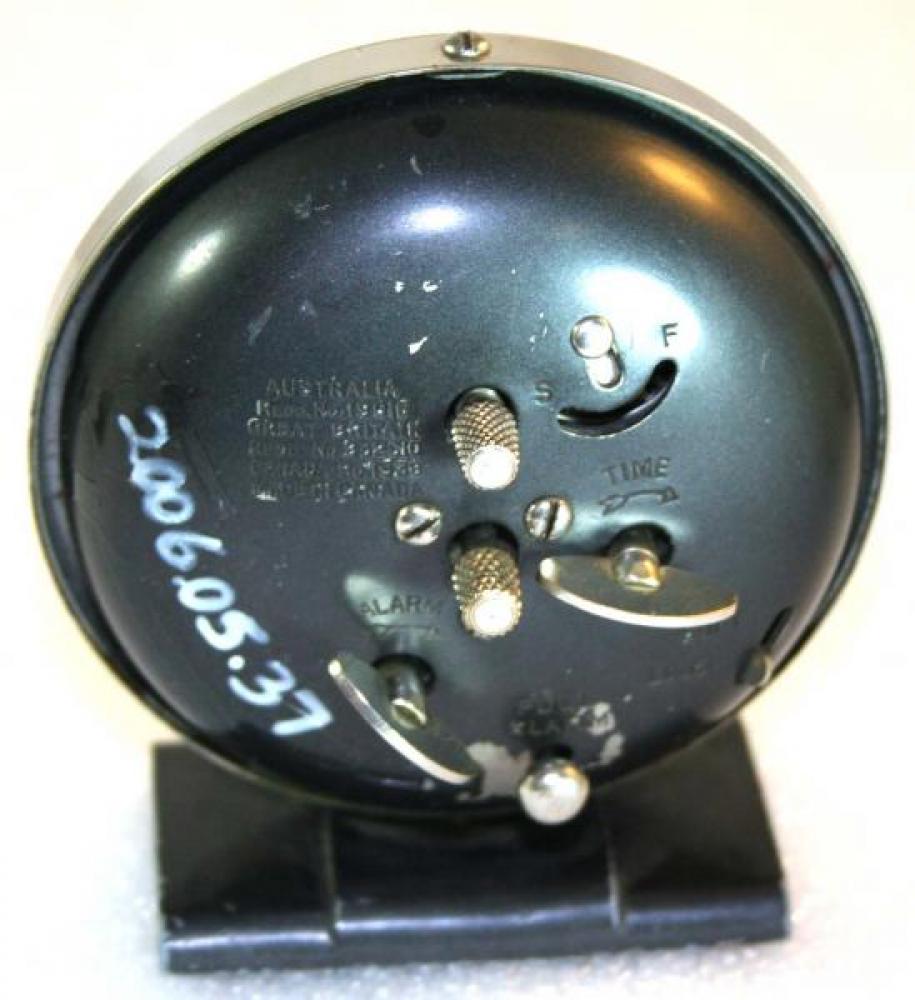 Westclox 1940s Modified  Dial  Baby Ben Brialle Alarm Clock (Backside View)