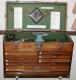 1950s Gerstner oak tool chest for old tools display