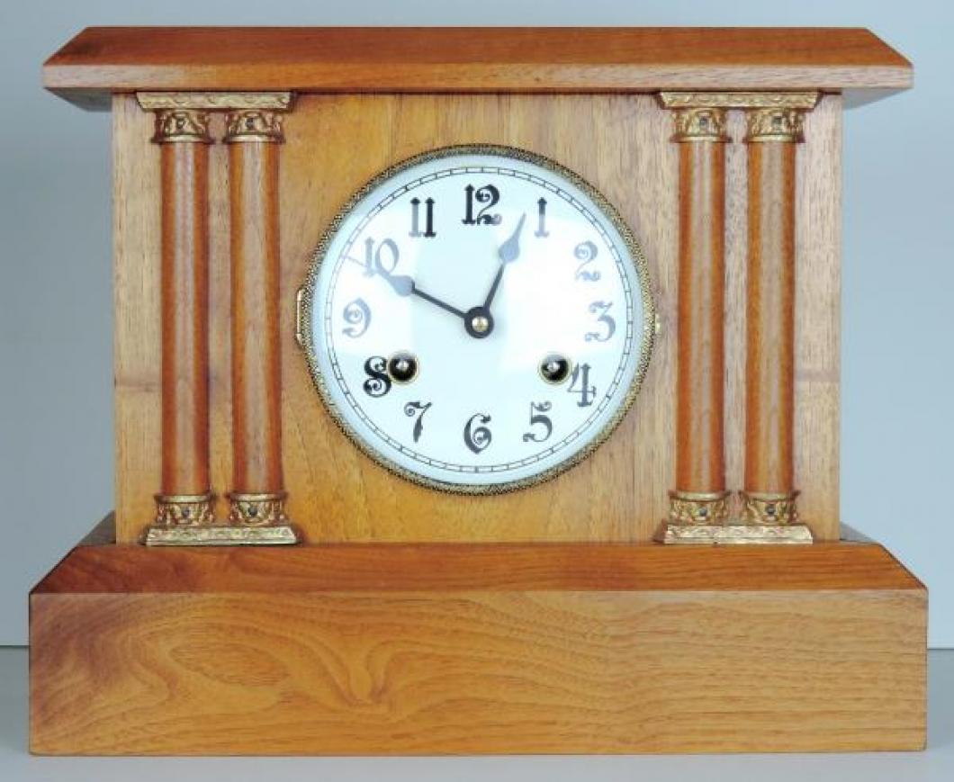 Paul Pequegnat's PETERBORO model mantel clock.