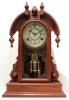 Canada Clock Company, Hamilton CROWN JEWEL mantel clock ("horns" version) FRONT