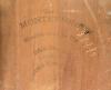 Canada Clock Company, Hamilton MONTEFIORE model mantel clock INK LABEL on back