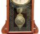 Canada Clock Company, Hamilton PEMBINA model mantel clock TABLET & fancy BOB