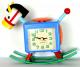 rocking horse voice chip battery alarm clock (sound of horse galloping closer before whinnying to wake the child!)