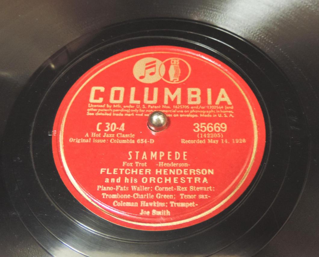 One of hundreds of old 78s records that we can play on our 1926 Victor CREDENZA floor model